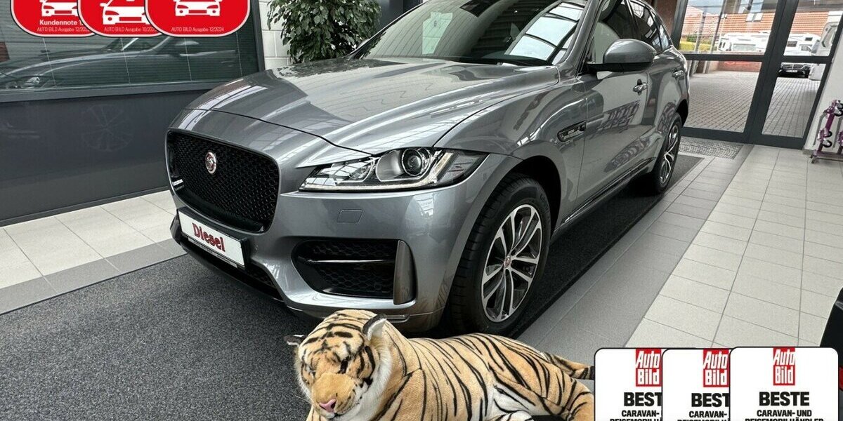 Jaguar F-Pace 3,0 D AWD R-Sport +AHK+Panorama+Navi+Kamera 92.200 km 27.990 &euro; Jaderberg 26349